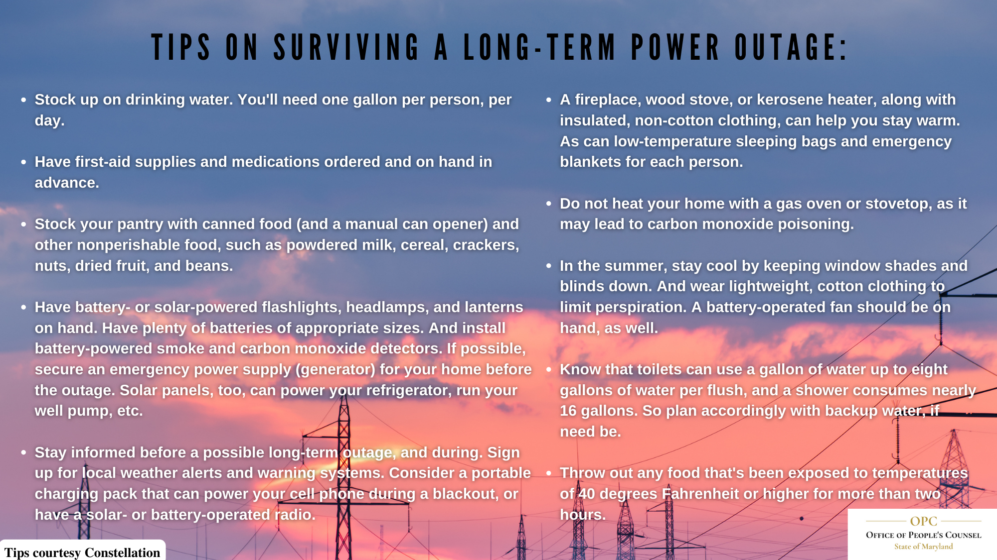 Long-Term Power Outage